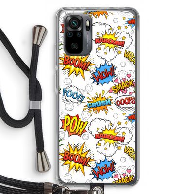 Pow Smack: Xiaomi Redmi Note 10 Pro Transparant Hoesje met koord