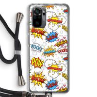 Pow Smack: Xiaomi Redmi Note 10 Pro Transparant Hoesje met koord