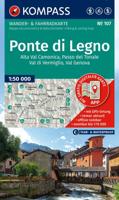 Wandelkaart 107 Ponte di Legno | Kompass