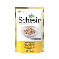 Schesir in Gelei Tonijn/Kip zakje natvoer kat 85gr