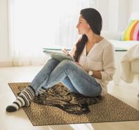 Luipaard patroon Vinyl tapijt met dierenprint
