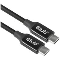 club3D USB-C-kabel USB-C stekker 5.00 m Zwart CAC-1535