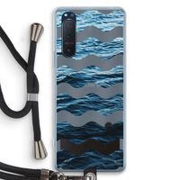 Oceaan: Sony Xperia 5 II Transparant Hoesje met koord