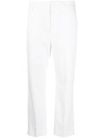 DONDUP pantalon droit à coupe courte - Blanc