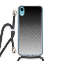 Musketon Halftone: iPhone XR Transparant Hoesje met koord Musketon Halftone: iPhone XR Transparant Hoesje met koord