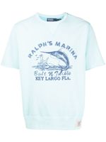 Polo Ralph Lauren t-shirt à imprimé graphique - Bleu - thumbnail