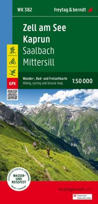 Fietskaart - Wandelkaart 382 Zell am See - Kaprun - Saalbach | Freytag & Berndt