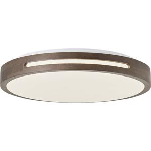 Brilliant G99496/70 Woodbury Plafondlamp LED 24 W Hout, Wit