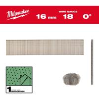 Milwaukee Brads 18 Ga | 16mm | Harsbedekt Gegalvaniseerd | VE=10000 - 4932492549