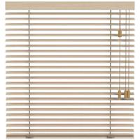 Leen Bakker - Fenstr En Jaloezie Oslo 50mm - Zand (25311) - Hout - Beige - 120x10x10 Cm