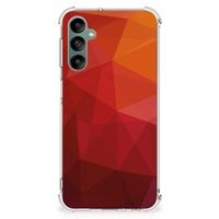 Shockproof Case voor Samsung Galaxy A24 Polygon Red - thumbnail