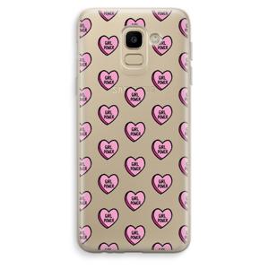 GIRL POWER: Samsung Galaxy J6 (2018) Transparant Hoesje