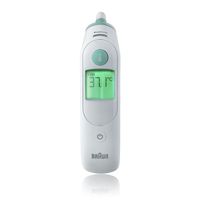 Braun ThermoScan 6 Contactthermometer Wit Oor Knoppen - thumbnail
