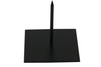 Ijzeren voet 18x18x18cm standaard Zwart Ijzeren voet 18x18x18cm standaard Zwart