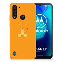 Motorola Moto G8 Power Lite Telefoonhoesje met Naam Baby Beer