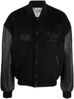 VTMNTS Bomberjack met logopatch - Zwart - thumbnail