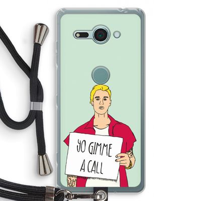 Gimme a call: Sony Xperia XZ2 Compact Transparant Hoesje met koord