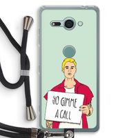 Gimme a call: Sony Xperia XZ2 Compact Transparant Hoesje met koord