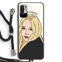 Mary Kate: Xiaomi Redmi Note 10 5G Transparant Hoesje met koord