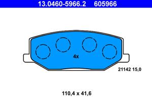 ATE Remblokset 13.0460-5966.2