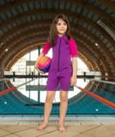 Neoprene Thermal Wetsuit Violet/Fuchsia - thumbnail