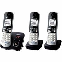 Draadloze telefoon Panasonic KX-TG6823 Wit Zwart Zwart/Zilverkleurig