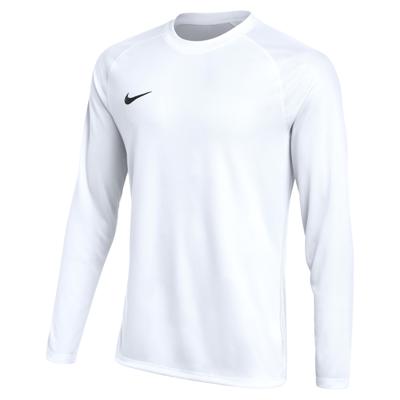 Nike Dri-FIT Park VIII Voetbalshirt Lange Mouwen Kids Wit Zwart