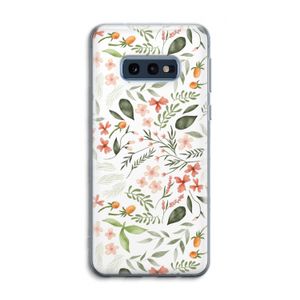 Sweet little flowers: Samsung Galaxy S10e Transparant Hoesje