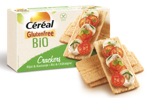 Cereal Crackers Rijst-Kastanje Glutenvrij Biologisch