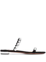 Aquazzura sandales Maxi-tequila en daim - Noir