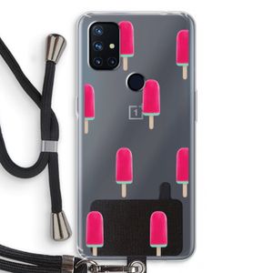 Waterijsje: OnePlus Nord N10 5G Transparant Hoesje met koord