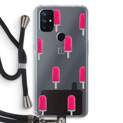 Waterijsje: OnePlus Nord N10 5G Transparant Hoesje met koord