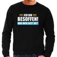 Apres ski trui Ich bin besoffen zwart heren - Wintersport sweater - Foute apres ski outfit