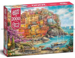 A Beautiful Day at Cinque Terre Puzzel 2000 Stukjes