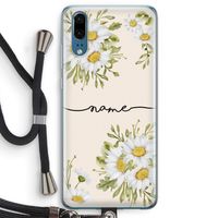 Daisies: Huawei P20 Transparant Hoesje met koord