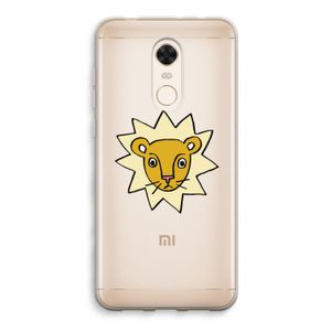 Kleine leeuw: Xiaomi Redmi 5 Transparant Hoesje