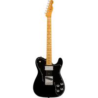 Fender American Vintage II 1977 Telecaster Custom Black MN elektrische gitaar met koffer