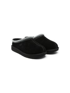 UGG Kids chaussons Tasman à détail de coutures - Noir