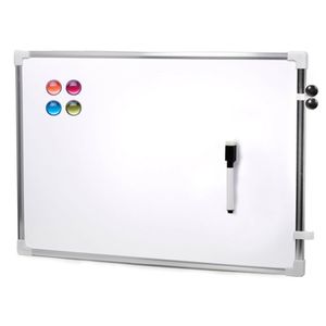 Magnetisch whiteboard/memobord met marker en magneten - 60 x 40 cm