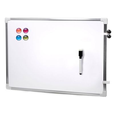Magnetisch whiteboard/memobord met marker en magneten - 60 x 40 cm