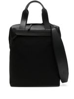 Troubadour sac cabas zippé à logo imprimé - Noir