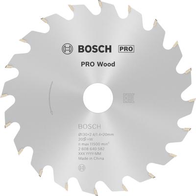 Bosch Accessoires Cirkelzaagblad Optiline Wood 130 x 20/16 x 2,4 mm, 20 1st - 2608640582