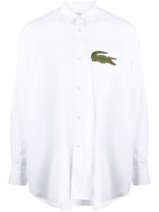 Comme Des Garçons Shirt x Lacoste chemise à patch logo - Blanc