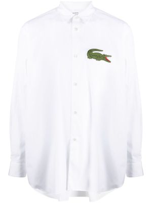 Comme Des Garçons Shirt x Lacoste chemise à patch logo - Blanc