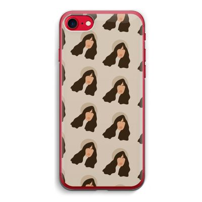 Bonjour mon amour: iPhone SE 2020 Transparant Hoesje