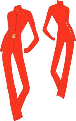 Bogner Bond 12 Skipak Dames Fast Red 36