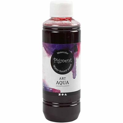 Pigment Vloeibare aquarelverf, rood, 250 ml/ 1 fles