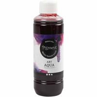 Pigment Vloeibare aquarelverf, rood, 250 ml/ 1 fles