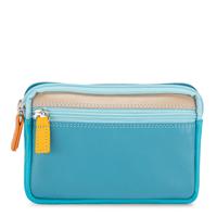 Mywalit Small Leather Double Zip Purse Sardinia