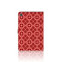 Lenovo Tab M10 Plus 3rd Gen 10.6 inch Tablet Hoes Batik Rood